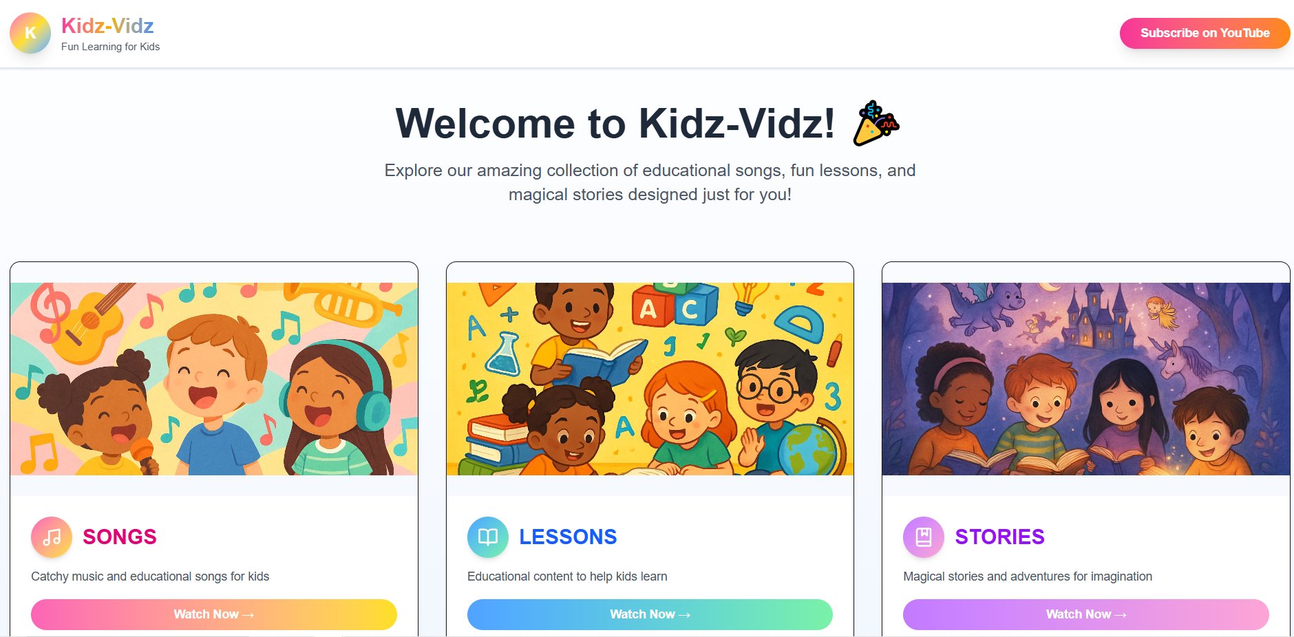 Portfolio Website Kidz